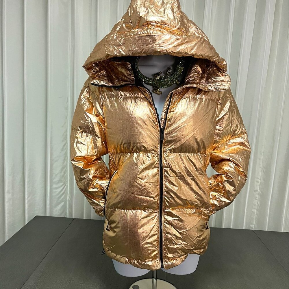 Royal Matrix light-weight Women's Puffer Hooded Jacket